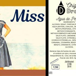 Perfume Miss completo 30ml para ella