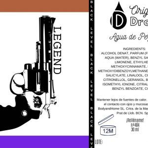 Perfume Black Level Legend completo 30ml para el