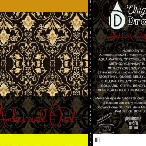Perfume Black Level Amber and Oud 100ml unisex