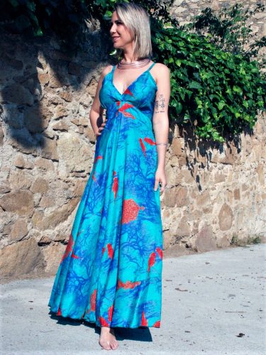 vestido india artesanal