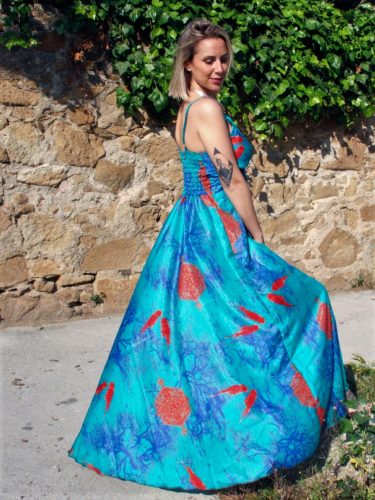 vestido india artesanal