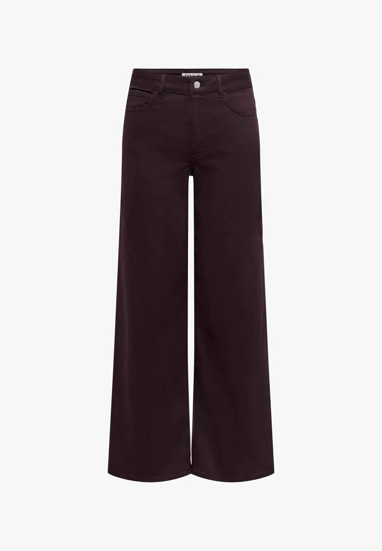 Pantalón ONLY ONLMADISON-SILLE Wide Leg Burdeos