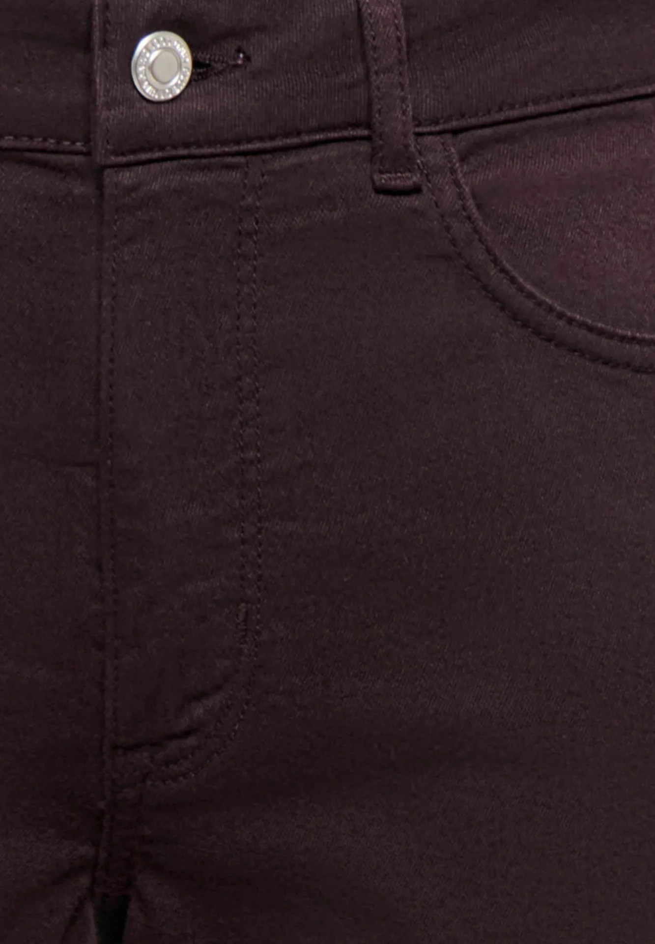 Pantalón ONLY ONLMADISON-SILLE Wide Leg Burdeos - Imagen 4