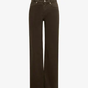 Pantalón de mujer ONLY ONLMADISON-SILLE Wide Leg Chocolate Torte