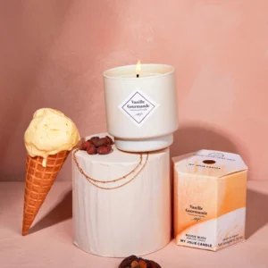 Vela perfumada con collar Vainilla Gourmet – My Jolie Candle
