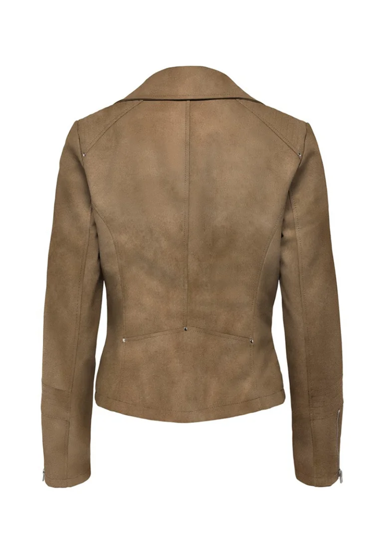 Chaqueta blazer ONLY ONLGENNA efecto ante Cocoa Crème - Imagen 3