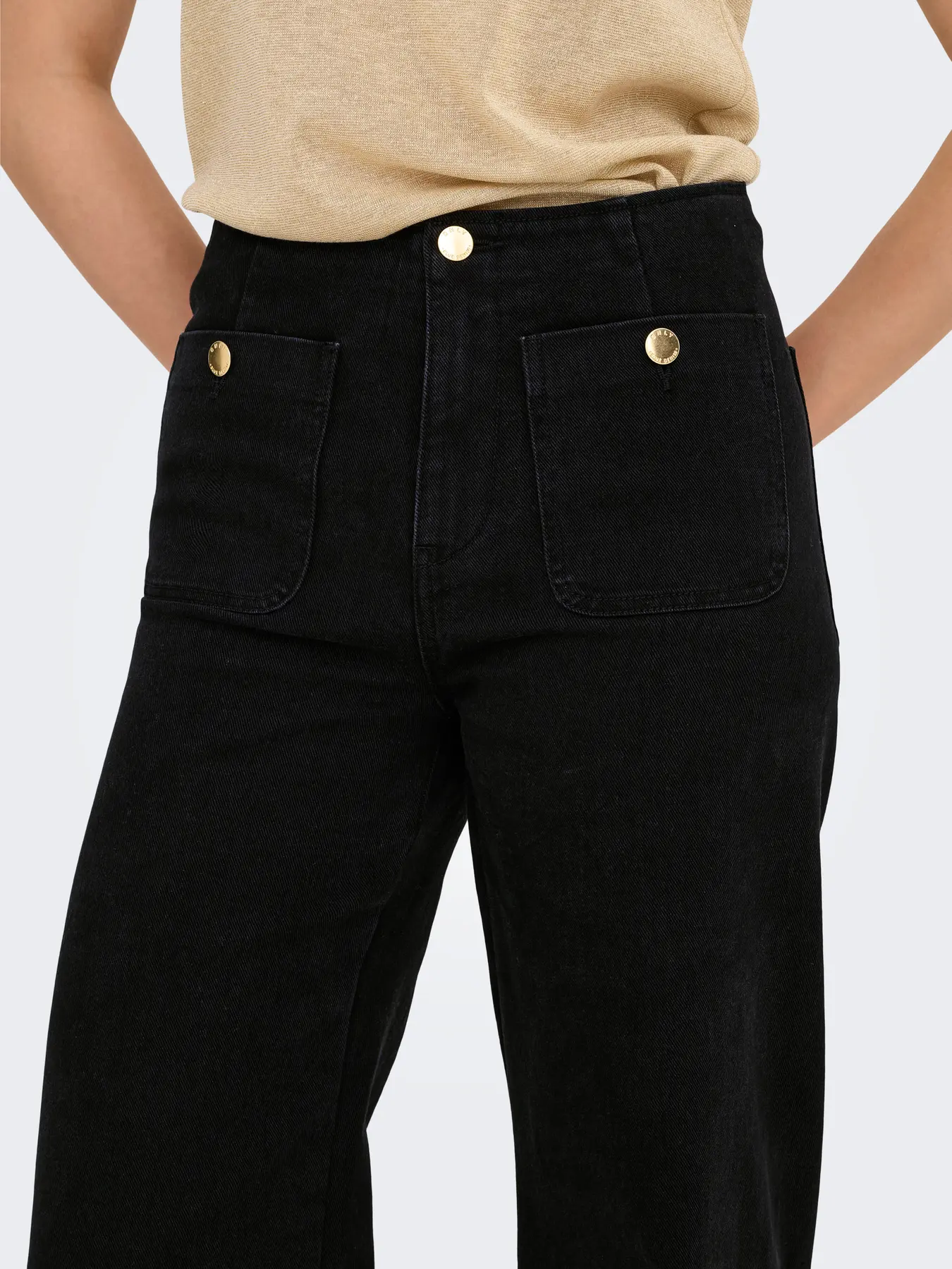 Pantalón vaquero negro ONLY ONLMADELINE - Imagen 6