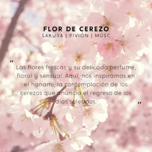 Vela con joya Flor de Cerezo 5