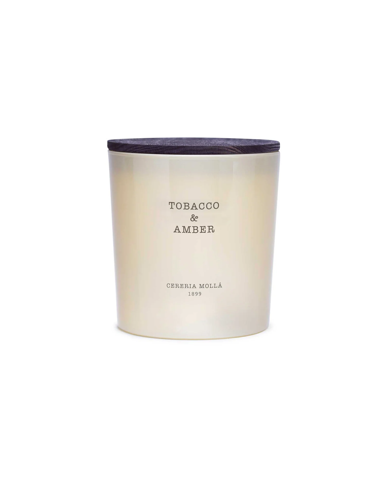 Vela aromática Tobacco & Amber 290 g – Cerería Mollá 1899